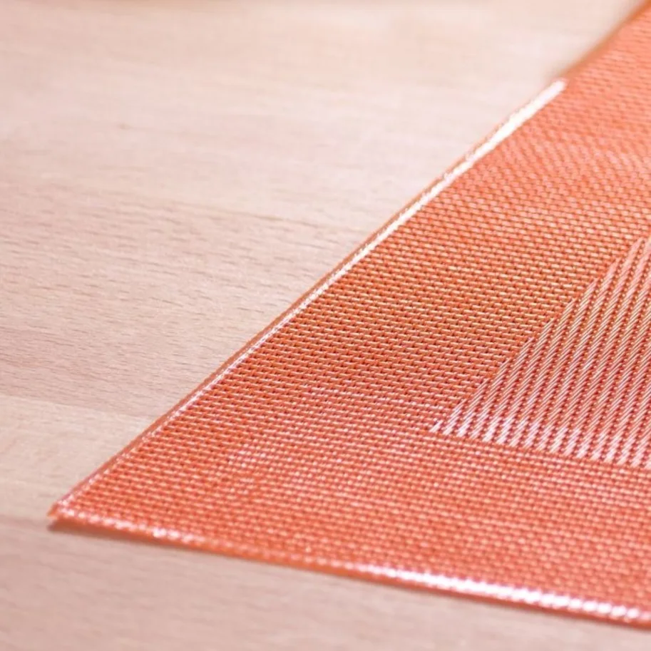 Tischset Rahmen, eckig, orange, 32x42cm