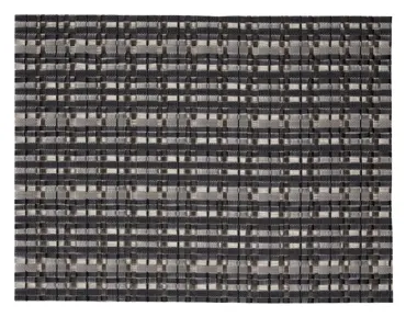 Tischset Edel, eckig, anthrazit, silber, 32x42cm