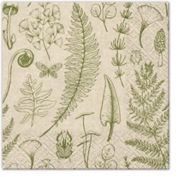 Servietten Cocktail 20x We Care forest nature, 25x25cm