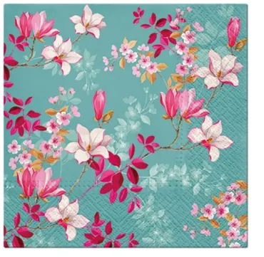Servietten Lunch 20x Magnolia, 33x33cm