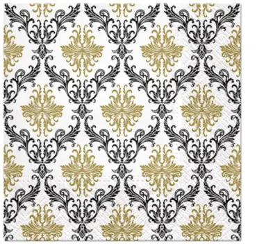 Servietten Lunch 20x Royal Ornament, 33x33cm