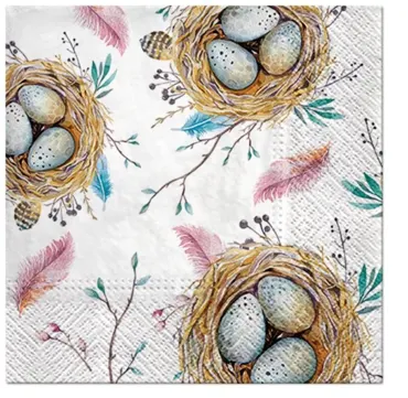 Servietten Lunch 20x Osternestli, 33x33cm