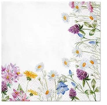 Servietten Lunch 20x Frühlingsblumen, 33x33cm