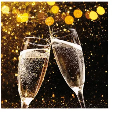 Servietten Lunch 20x Sparks of Celebration, 33x33cm