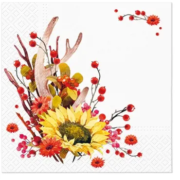 Servietten Lunch 20x Harvest Season, 33x33cm