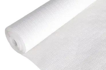 Papier-Tischdecke weiss, gewaffelt, 1.18x20 m