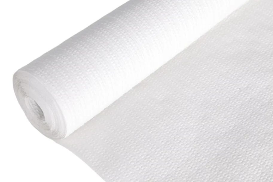 Papier-Tischdecke weiss, gewaffelt, 1.18x20 m