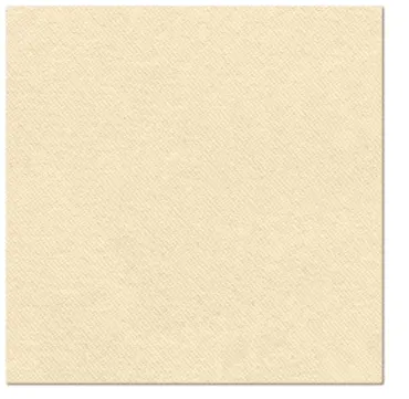 Servietten Dinner 50x Unifarbe cream, 40x40cm