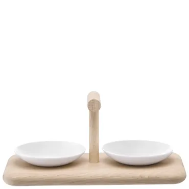 Dine Gewürz Set Platte Eiche L27cm B13.5cm