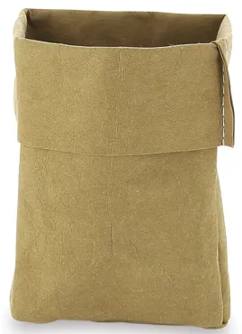 Brottasche, 10x10x15cm, beige