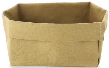 Brottasche 16x16x9cm, beige