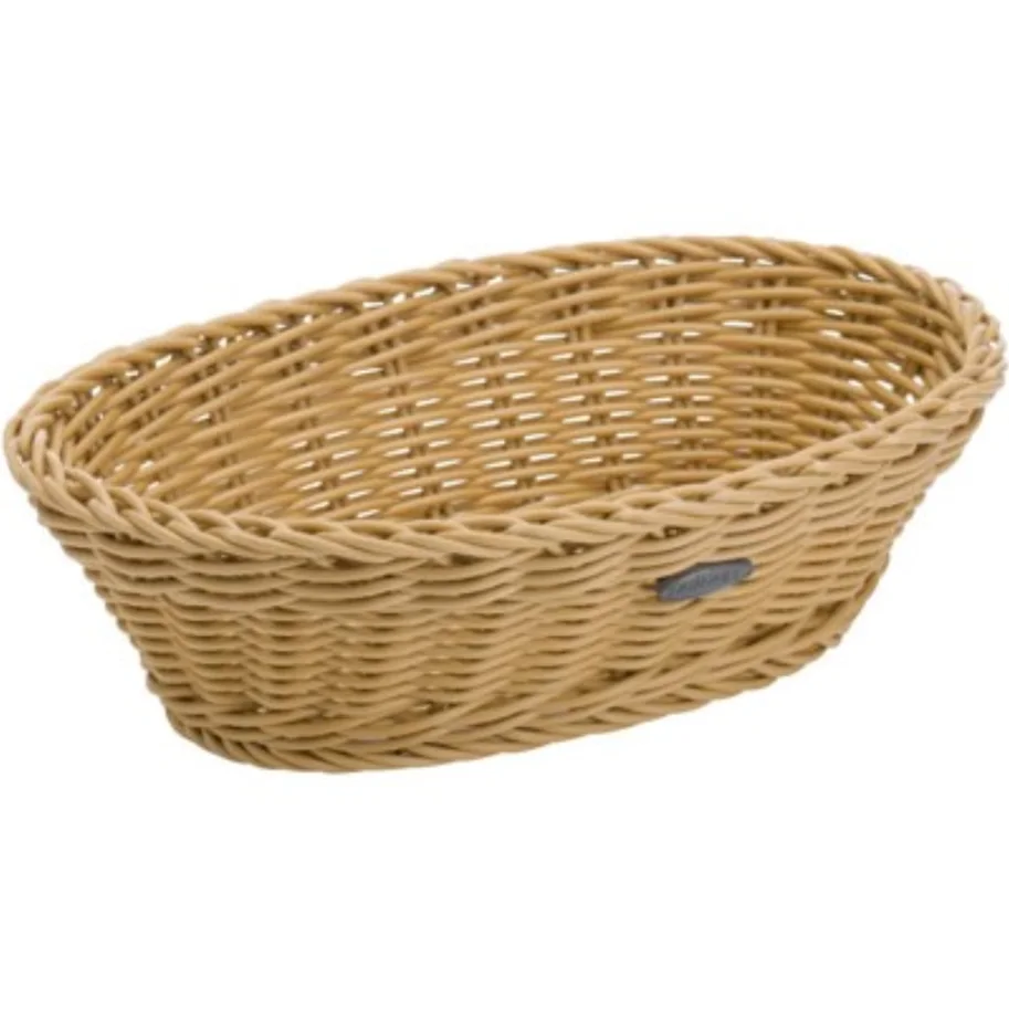Tischkorb oval, h-beige, 23,5x16x6,5cm