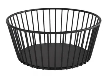 Korb Urban D20cm H8.5cm, schwarz