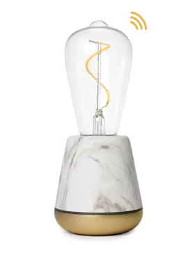 Humble Light one Smart Marmor-Optik weiss, 19.5x8.5 cm