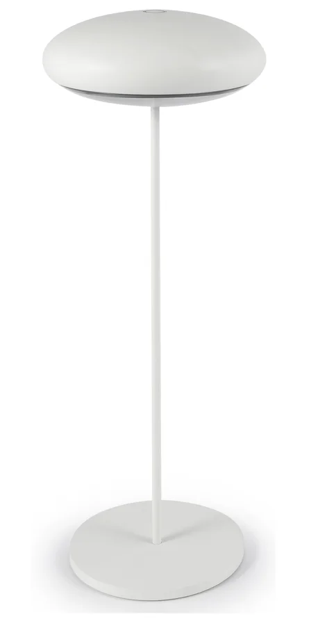 Broggi Nuvola Lampe wiederaufladbar, weiss D10.2cm H31cm