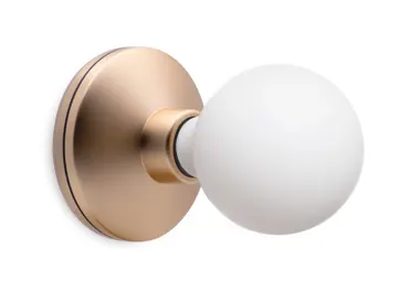 Bee Wandlampe frosted 18x12cm rose gold