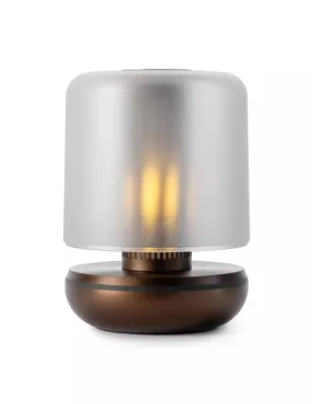 Firefly Tischlampe frosted 11.8x8.6cm bronze