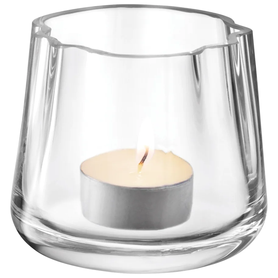 Lagoon Teelichthalter/Vase H8cm transparent