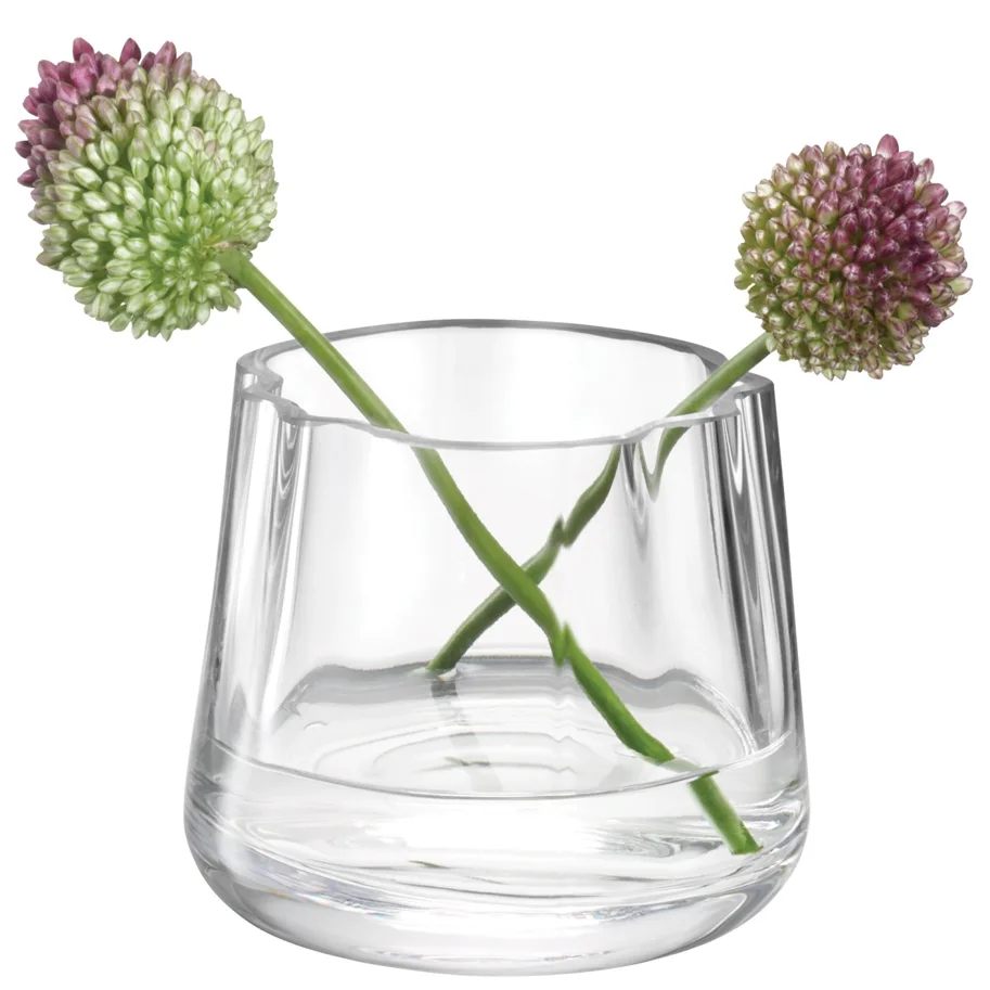Lagoon Teelichthalter/Vase H8cm transparent
