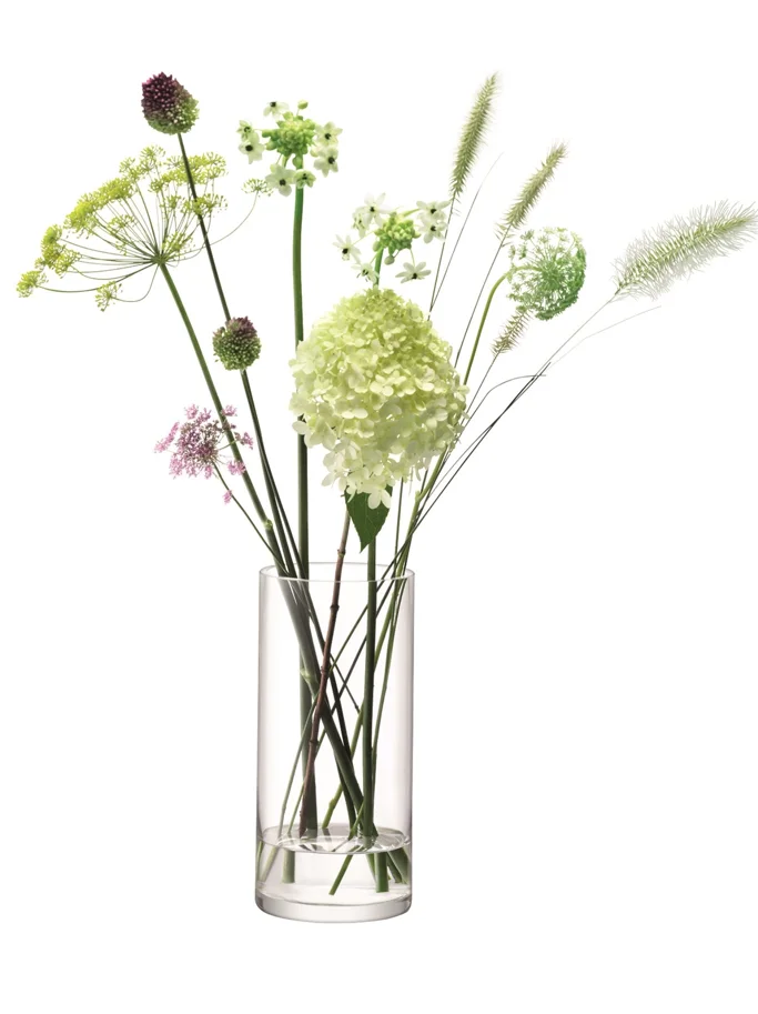 Column Vase D13cm H28cm transparent