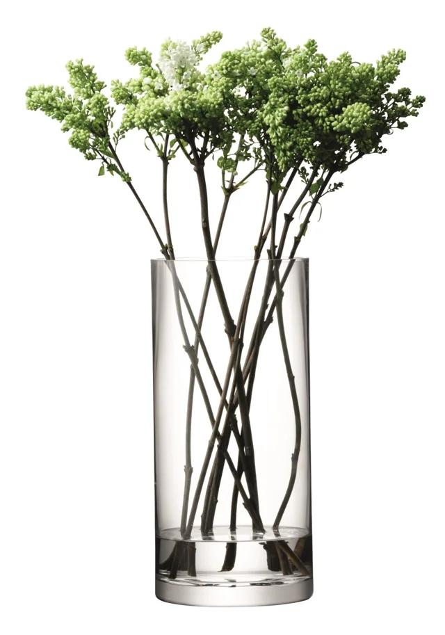 Column Vase/Kerzenhalter D17cm H36cm transparent