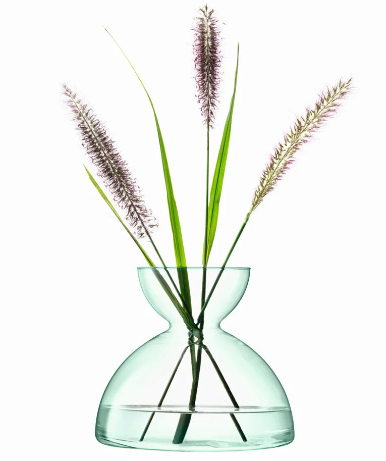 Canopy Vase H9.5cm recycletes Glas