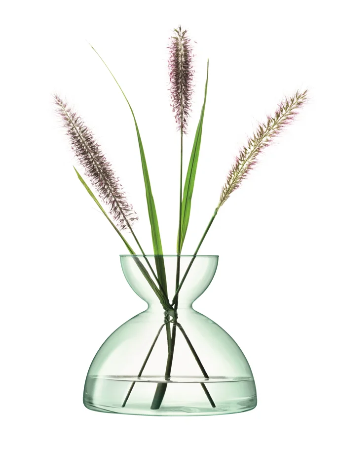 Canopy Vase H18cm recycletes Glas