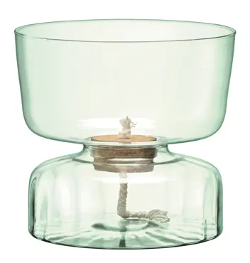 Canopy selbstbewässernder Topf H22cm recycletes Glas