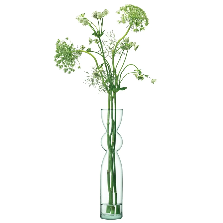 3tlg Set Canopy Vase H25cm H30cm H35cm recycletes Glas