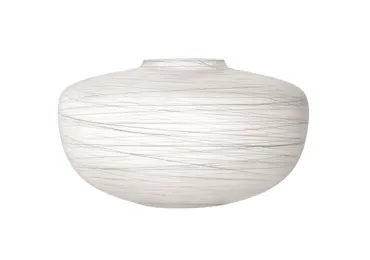 Boulder Vase H17.5cm Alabaster weiss