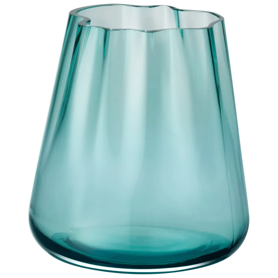 Lagoon Vase/Laterne H18.5cm opal meeresgrün