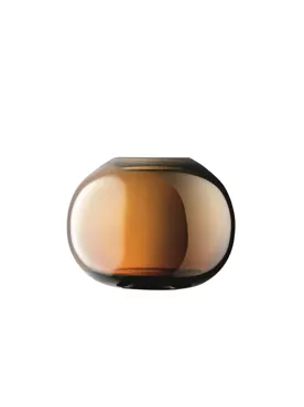 Epoque Vase H13.5cm bernstein lüster