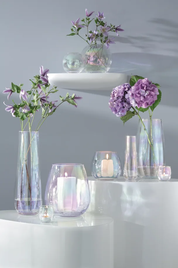 Pearl Vase H28cm - perlmutt
