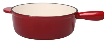 Caquelon Gusseisen, 24cm, 2.5L, rot