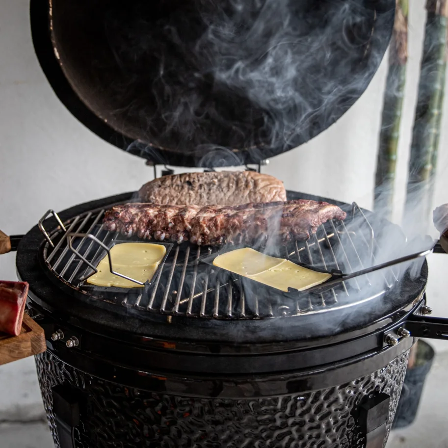 Cheese Barbeclette® schwarz Holzspachtel 270x90x10