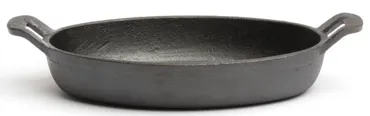 Gusseisenpfanne Mini oval 18x12.6cm H: 3.5cm