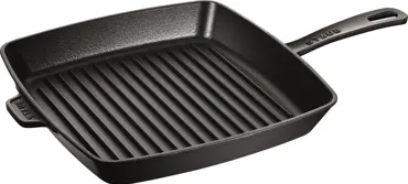 American Grillpfanne 30cm, Schwarz, Gusseisen