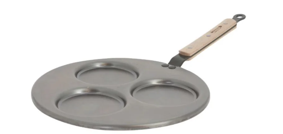 MINERAL B BOIS Blinipfanne 27cm für 3 Blinis à 10cm