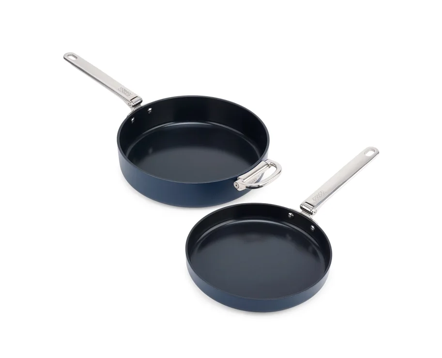 2er Set Space Bratpfannen 24+28cm +1x Pfannenschutz