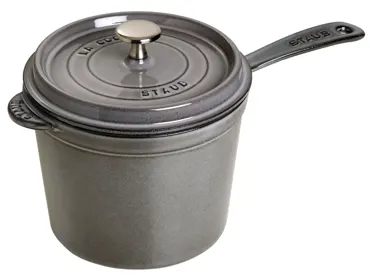 Saucenpfanne m. Deckel grau 2.8 lt., 18cm