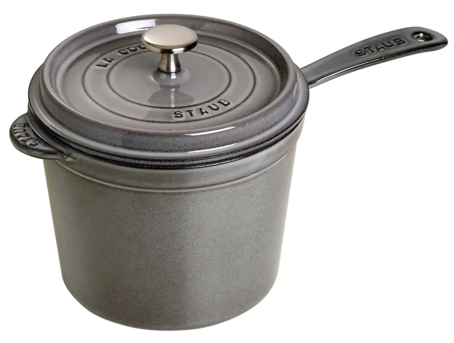 Saucenpfanne m. Deckel grau 2.8 lt., 18cm