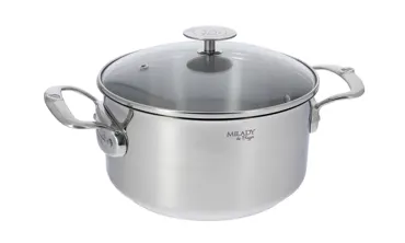 MILADY Bratentopf D:20cm mit Deckel