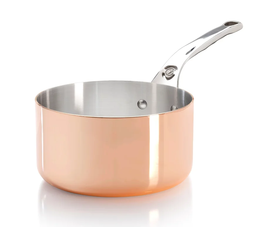 PRIMA MATERA Stielkasserolle KupferEdelstahl D:18cm Induk.