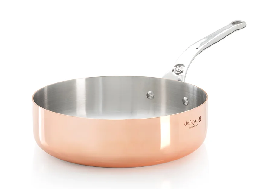 PRIMA MATERA Sauteuse gerade KupferEdelst. D:16cmInduktion