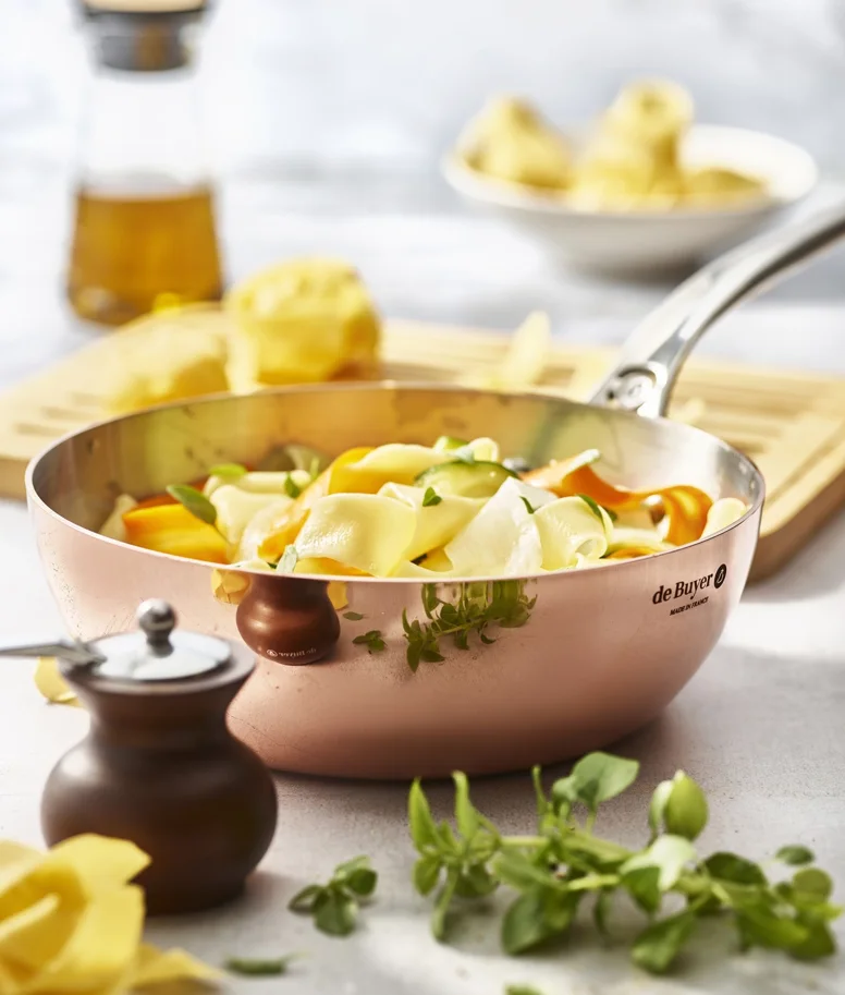 PRIMA MATERA Sauteuse konisch KupferEdelst. D:20cmIndukt.