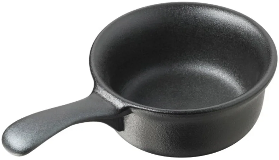 Butterpfanne Ø10.5cm,  H 4.5cm, 20cl, gusseisen-optik