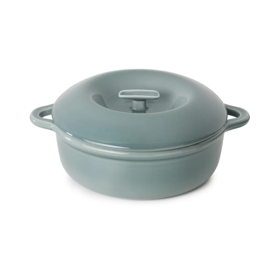 Bombance Induktionskasserolle D29cm wolkengrau mit Deckel