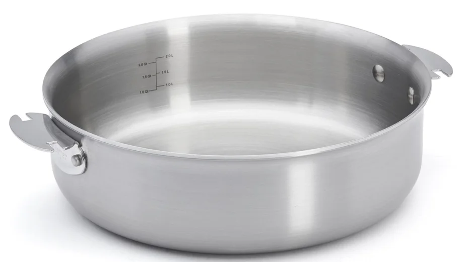 Alchimy Loqy Sauteuse gerade Mehrschichtiger Edelstahl D24cm