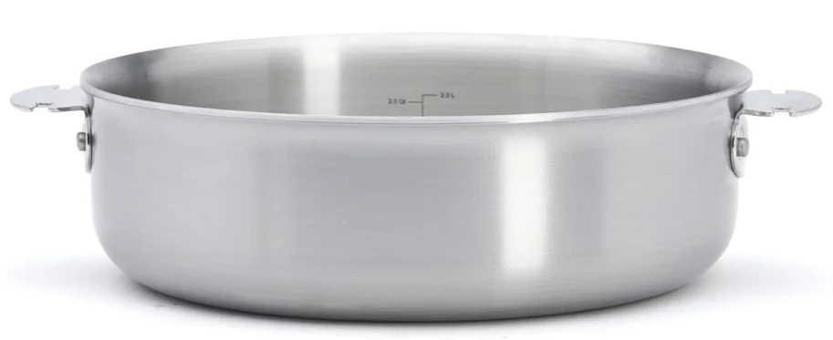 Alchimy Loqy Sauteuse gerade Mehrschichtiger Edelstahl D24cm