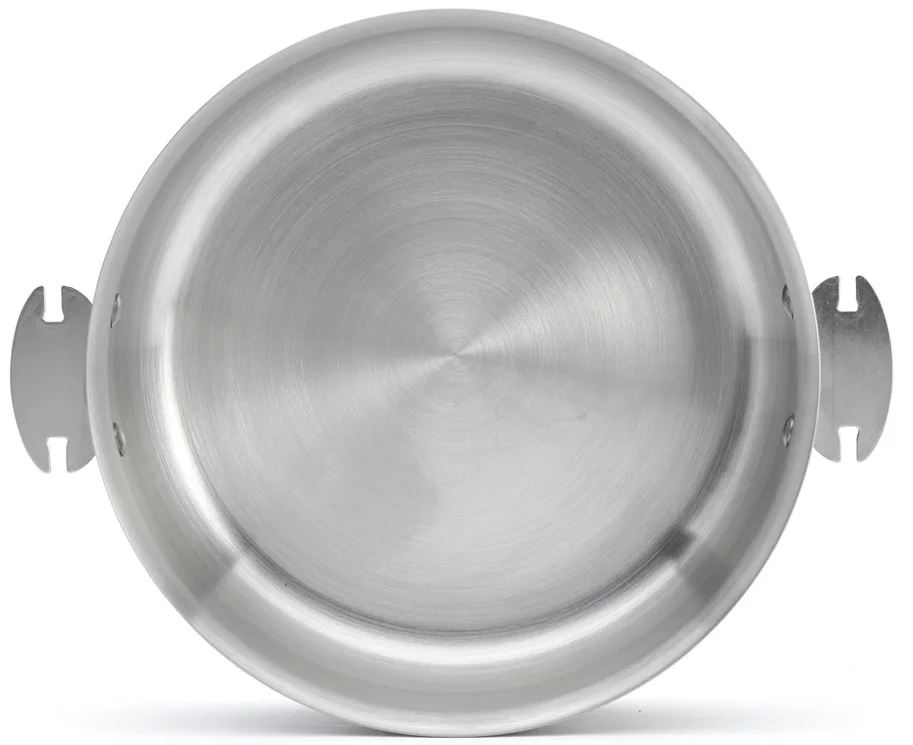 Alchimy Loqy Sauteuse gerade Mehrschichtiger Edelstahl D24cm